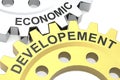 Economic development word on metal gear