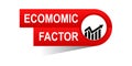 Economic factor banner Royalty Free Stock Photo