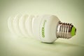 Economic light bulb Royalty Free Stock Photo
