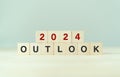 2024 Economic outlook concept.