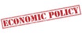 Economic policy red stamp
