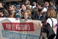 Economic protest in Madrid, Spain