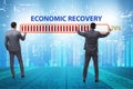 Economic recovery concept after the crisis Royalty Free Stock Photo