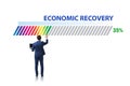 Economic recovery concept after the crisis Royalty Free Stock Photo