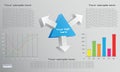 Economic scheme pattern, chart, netw Royalty Free Stock Photo