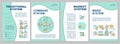 Economic system types mint brochure template