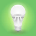 Economical LED light bulb. Save energy lamp. Royalty Free Stock Photo