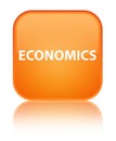 Economics special orange square button Royalty Free Stock Photo
