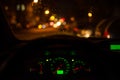 Economy car dashboard Royalty Free Stock Photo