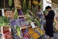 Economy, colorful Fruit and vegetable shop