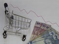 economy and finance with brazilian money