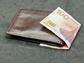 economy and finance with norwegian money Royalty Free Stock Photo