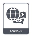 economy icon in trendy design style. economy icon isolated on white background. economy vector icon simple and modern flat symbol