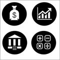 Economy icons - Illustration