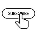 Economy subscription icon outline vector. Model service
