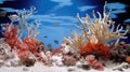 ecosystem dead coral reef Royalty Free Stock Photo