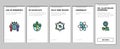 Ecosystem Environment Onboarding Icons Set Vector