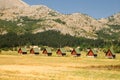 Ecotourism in mountains(Montenegro) Royalty Free Stock Photo