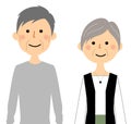 Happy elderly couple