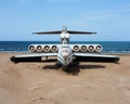 Ecranoplan Russia Derbent Dagestan Royalty Free Stock Photo