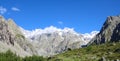 Ecrins National Park, Hautes-Alpes, French Alps. Royalty Free Stock Photo