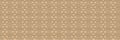 Ecru recycled corrugated card paper border texture. Patterned neutral brown kraft edge trim with ribbed texture effect