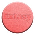 Ecstasy pill Royalty Free Stock Photo