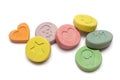 Ecstasy pills Royalty Free Stock Photo