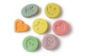 Ecstasy pills Royalty Free Stock Photo