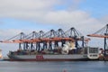 ECT seafreight container terminal on the Maasvlakte in the port of Rotterdam