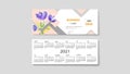 Ector illustration of business card and calendar 2021. Modern design, template. business advertising. EPS 10. Royalty Free Stock Photo