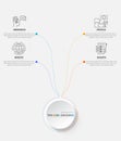 ector infographic design and marketing show business information