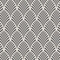 Ector pattern. Monochrome ornament with abstract leaves background