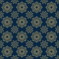 Ector seamless pattern in boho style.