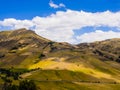 Ecuador, beautiful andean landscape between Zumbahua canyon and Quilotoa lagoon