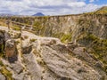 Ecuador, breathtaking view of Toachi river canyon, on the road between Zumbahua and Quilotoa lagoon