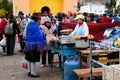 Ecuador, Ethnic market in the Pujili village Royalty Free Stock Photo