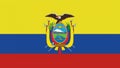 Ecuador. Flag of Ecuador. Horizontal design. llustration of the flag of Ecuador. Horizontal design.