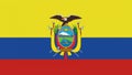 Ecuador. Flag of Ecuador. Horizontal design. llustration of the flag of Ecuador. Horizontal design. Royalty Free Stock Photo