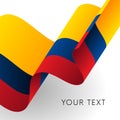 Ecuador flag. Patriotic design. Vector