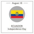 Ecuador Independence Day, August 10