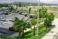 Ecuador International Airport Quito Mariscal Sucre. Car parking. Royalty Free Stock Photo