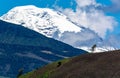 Ecuador Landscape, Chimborazo volcano the highest mountain in Ecuador Royalty Free Stock Photo