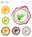 Ecuador logo collection.