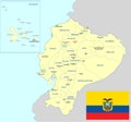Ecuador map - cdr format