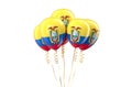 Ecuador patriotic balloons, holyday concept