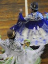 PERU,dancer in Festival of the Virgen de la Candelaria in Catedral of Lima, typical peruvian dance, Morenada puneÃÂ±a. Royalty Free Stock Photo