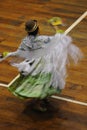 PERU, dancer in Festival of the Virgen de la Candelaria in Catedral of Lima, typical peruvian dance, Morenada puneÃÂ±a. Royalty Free Stock Photo