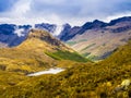 Ecuador, scenic landscape in Cajas National Park