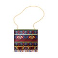 Ecuadorian Bag with Strap as Traditional Accessory Vector Illustration